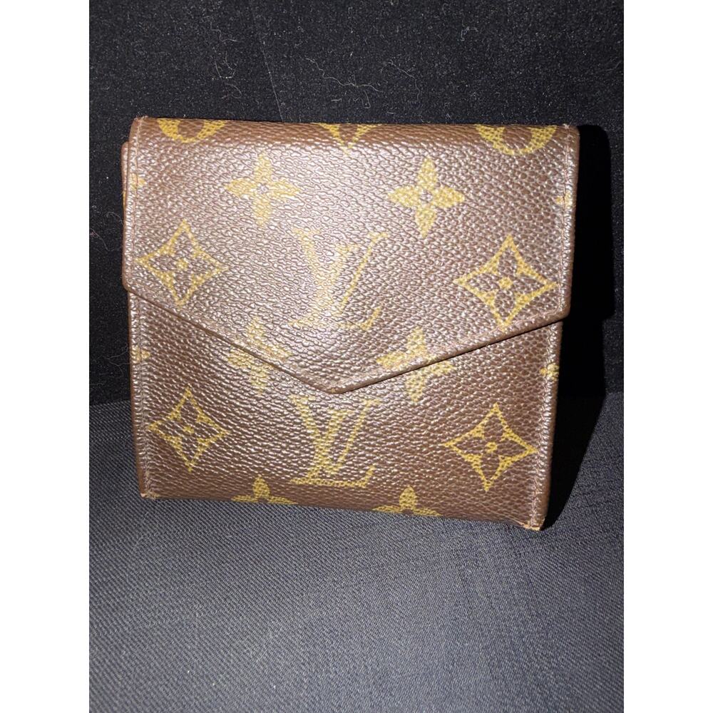 Vintage Louis Vuitton Monogram Porte Monnaie Billets Elise wallet from 1980-90s